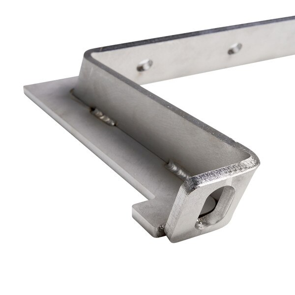 full view of long blower bracket